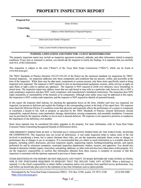 TX REI 7-5 Form - Fill Online, Printable, Fillable, Blank - pdfFiller