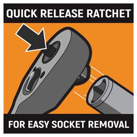 81310 GearWrench | GearWrench 1/2 in, 1/4 in, 3/8 in Socket Spanner Set ...