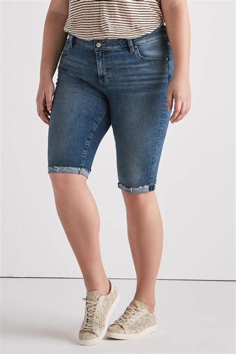 Plus Ginger Bermuda Jean Short | Lucky Brand