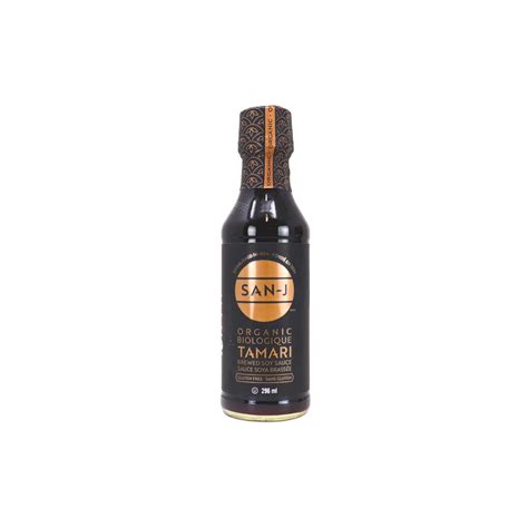 San-J Gold Label Organic Tamari Soy Sauce 296ml Gluten Free | Optimize ...