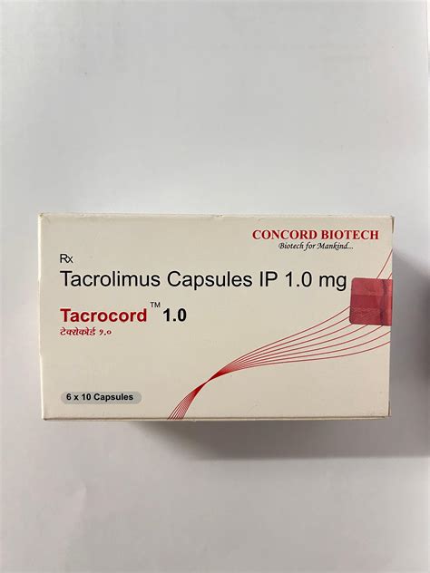Buy Tacrocord 1mg Capsule Online: Uses, Price, Dosage, Side Effects