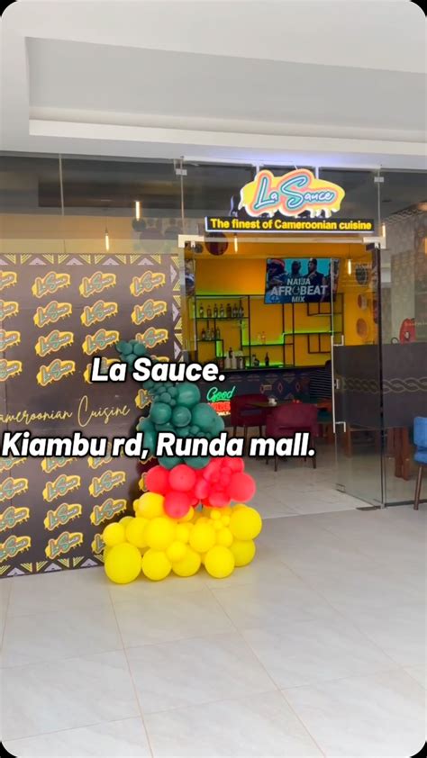 La Sauce Restaurant | Every Saturday is a promise of a unique Cameroonian 🇨🇲 dining experience ...