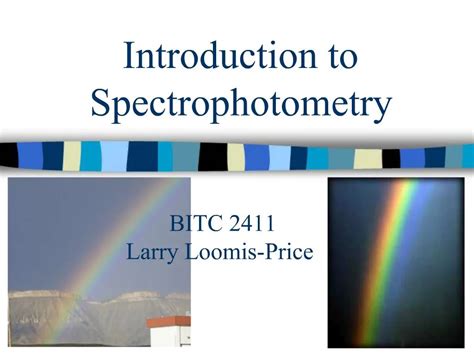 Rezultat imagine pentru Spectrophotometry Introduction
