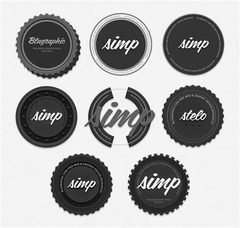 Psd File Badge