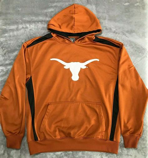 Men's Knights Apparel Texas Longhorns NCAA Football Sweater Hoodie Size ...