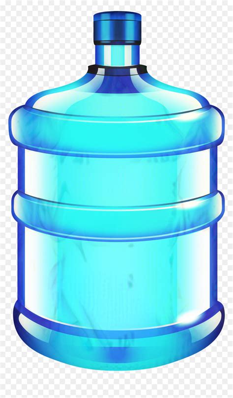 Clip Art Water Bottles Bottled Water - Transparent Background Water ...