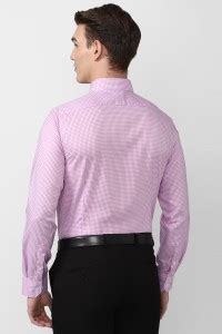 VAN HEUSEN Men Checkered Formal Light Blue Shirt - Buy VAN HEUSEN Men ...