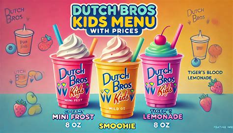 Dutch Bros Kids Menu with Prices: 2026 Secret & Nutritional