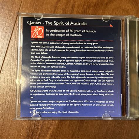 QANTAS Presents The Spirit of Australia CD (Sony, 2001) – Retro Unit