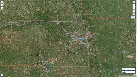 La Vista Nebraska Map and La Vista Nebraska Satellite Image