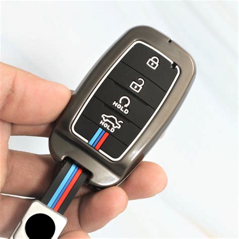 Metal Silicon Alloy Car Key Case for KIA Carens | Carnival | Seltos ...