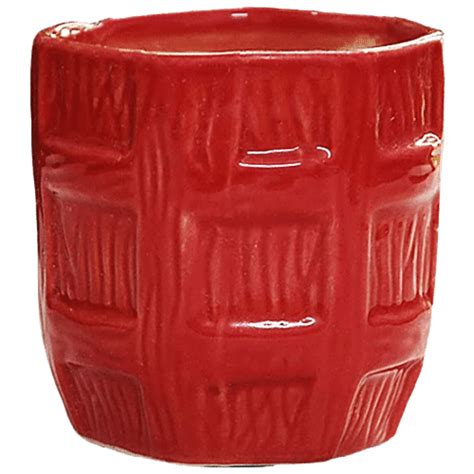 Buy Leafy Tales Barrel Ceramic Pot - Lightweight, Strong, Durable, For ...