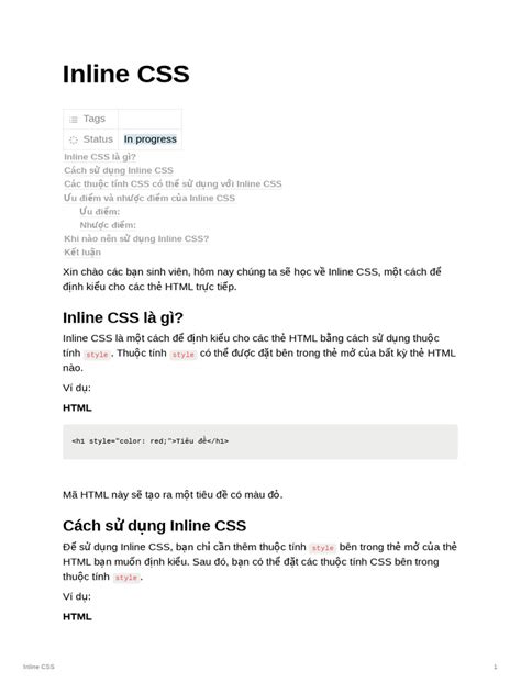Image result for Inline CSS Tutorial