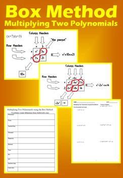 Image result for Algebra Box Method PDF