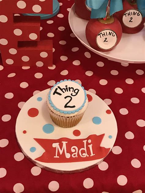 Thing 1 and Thing 2 Birthday Party Ideas | Photo 11 of 21 | Catch My Party