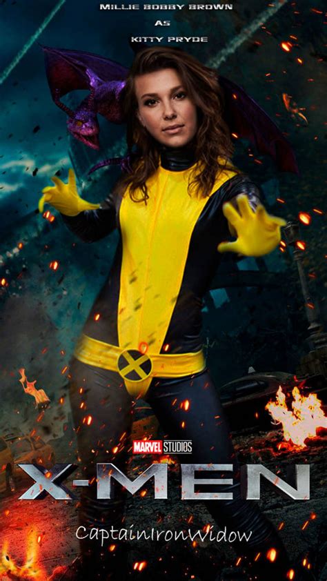 ¿Once se convierte en Kitty Pryde? Un fan art imagina a Millie Bobby ...
