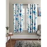 Buy Home Sizzler 2 Piece Garden Panel Eyelet Polyester Window Curtains ...