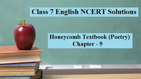 NCERT Solutions for Class 7 English - Honeycomb Textbook (Poetry ...