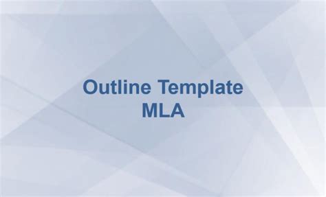 Image result for Basic MLA Format