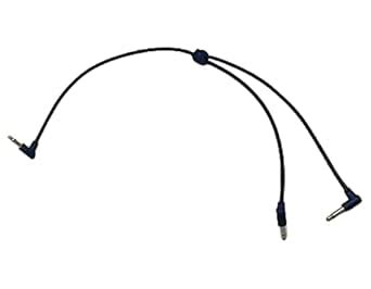 Luigi's Modular M-Doppio Mini Y Right Angled Splitter Patch Cables 15cm ...