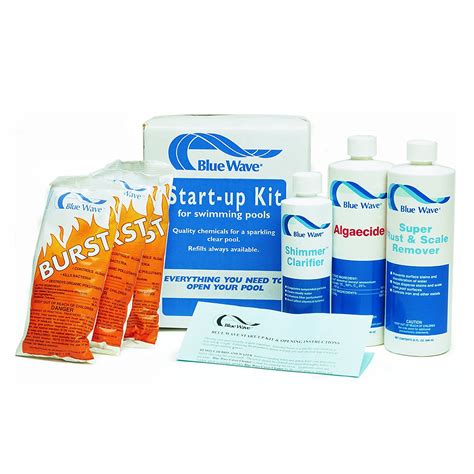Blue Wave NY980 Pool Chemical Spring Start-Up Kit, 30000-Gallon - Pool ...