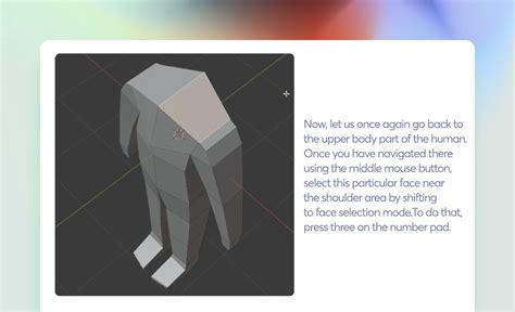 Blender Basic Model Tutorial Human 的图像结果