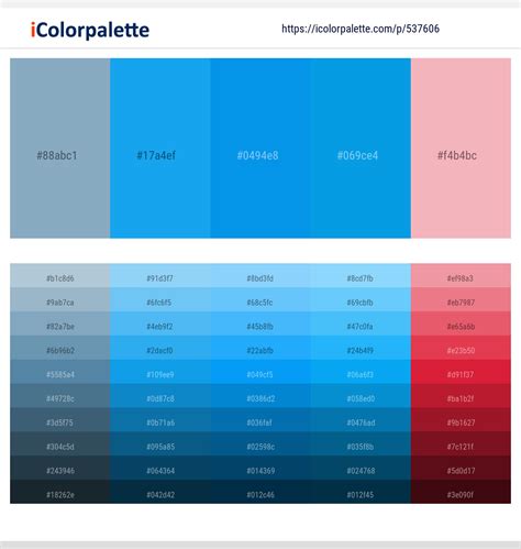 Nepal – Dodger Blue – Cerulean – Cerulean – Mandys Pink Color scheme ...