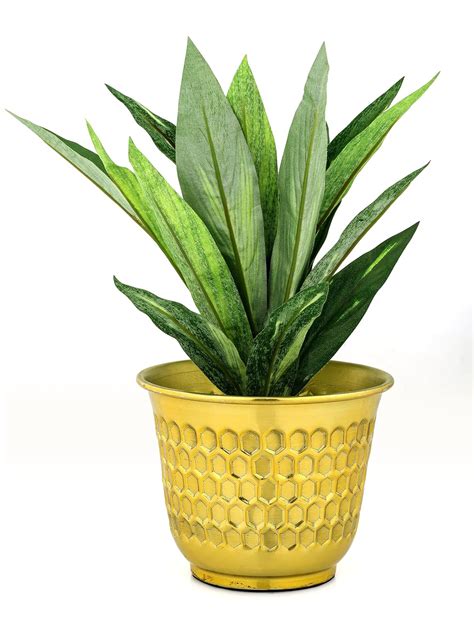 Rust & Shine Whimsy Wagon Planter Pot - Golden Finish | Aesthetic ...