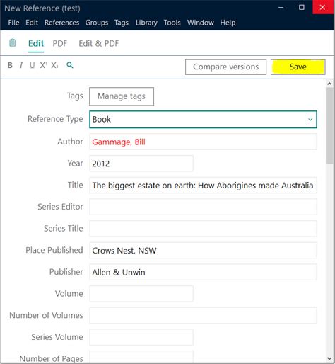 How to Add Reference in EndNote Manually 的图像结果