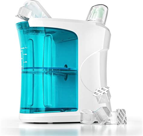 Amazon.com: Nasal Irrigation System with Dual Speed and Auto Waste Collection – Portable and ...