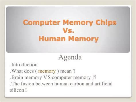 Image result for Human Memory and Computer Memory