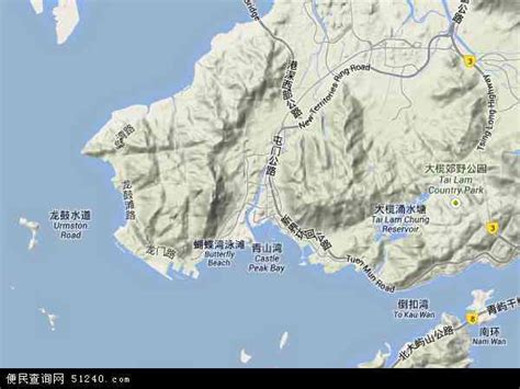 屯门区地图 - 屯门区卫星地图 - 屯门区高清航拍地图