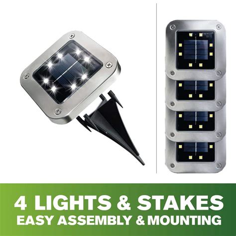 Solar Powered Stainless Steel Outdoor 8 Integrated India | Ubuy