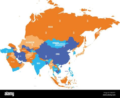 Simple Map Asia Continent 的图像结果