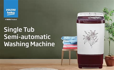Voltas beko, A TATA Product 7.5 kg Semi - Automatic Top Load Washer ...