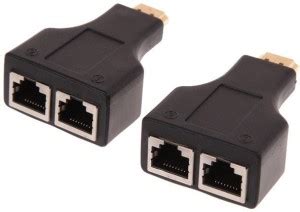 Teratech TV-out Cable HDMI extender over CAT5e/6 cable upto 30 meter to ...