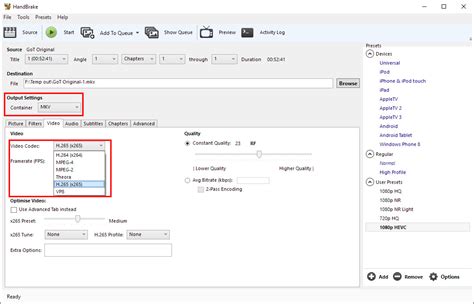 H.265 Video Encoding 的图像结果