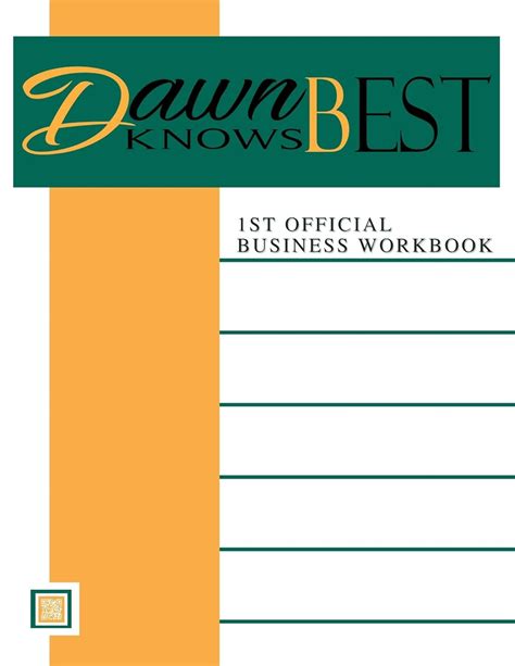 Amazon.com: DAWN KNOWS BEST: First Official Business Workbook: BUSINESS BIBLE (BUSINESS BBLE ...