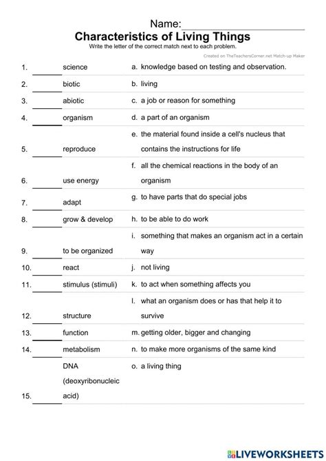 Biology Living Things 的图像结果