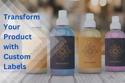 Custom Bottle Labels: Elevate Your Brand & Marketing