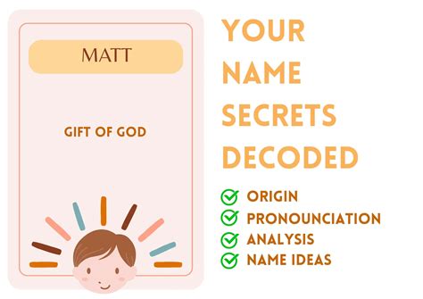 Matt - Christian Boy Name Meaning and Pronunciation