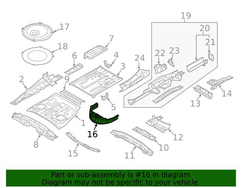 50854XC00A - 2019-2024 Subaru Ascent - Spare Support | Subaru Parts HQ