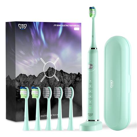 Rechargeable Sonic Electric Toothbrush green 本物保証!