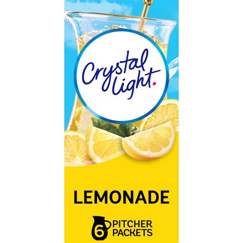 Crystal Light Lemonade Sugar Free Drink Mix, 6 ct for Breakroom ...