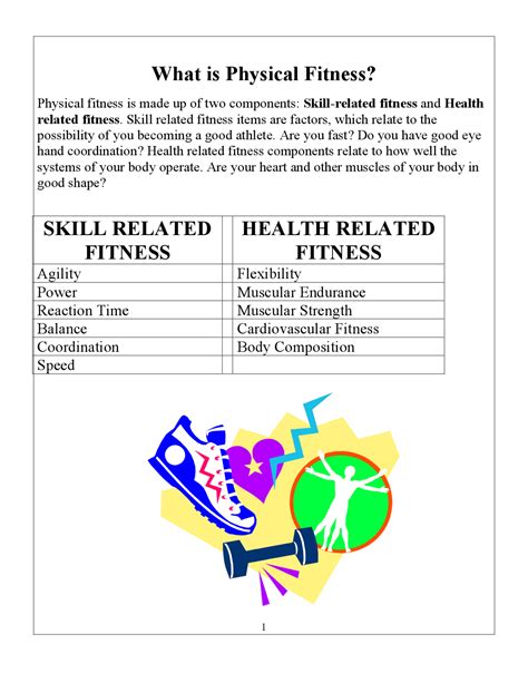 What is Physical Fitness? SKILL RELATED FITNESS HEALTH ... | Study ...