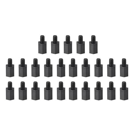 YOKIVE 25 Pcs M4 Standoff Screws, Nylon Hex PCB Standoffs with High ...