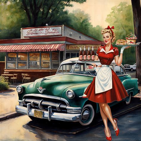 1950 Pin-Up Girl Poster Free Stock Photo - Public Domain Pictures