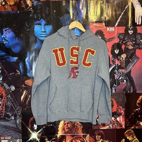 Vintage USC Hoodie 80s 90s Southern California... - Depop