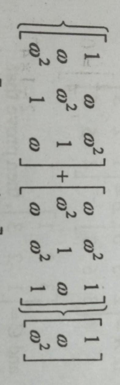 find the product of the following matrices - Brainly.in