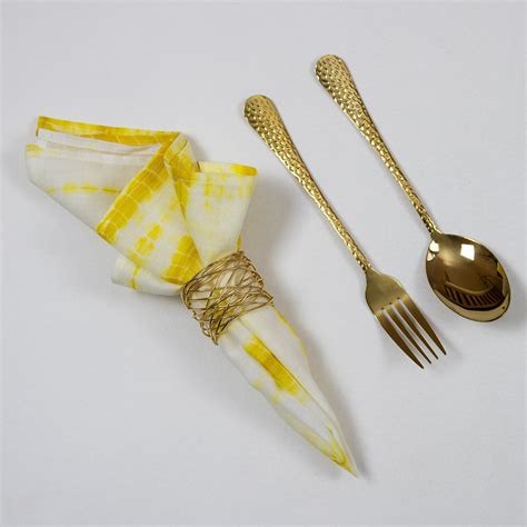 Indian Handmade Soft Yellow Cotton Napkins Online DMAASA.in – Dmaasa